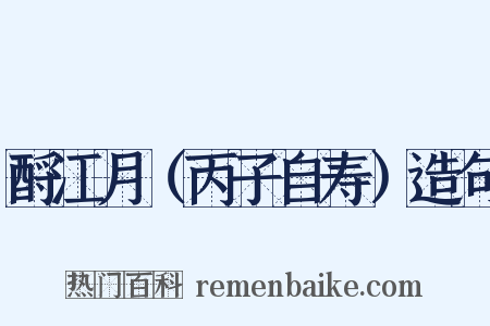 酹江月（丙子自寿）造句是什么意思的图片
